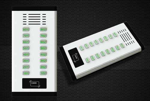 直按非可视楼宇对讲主机
